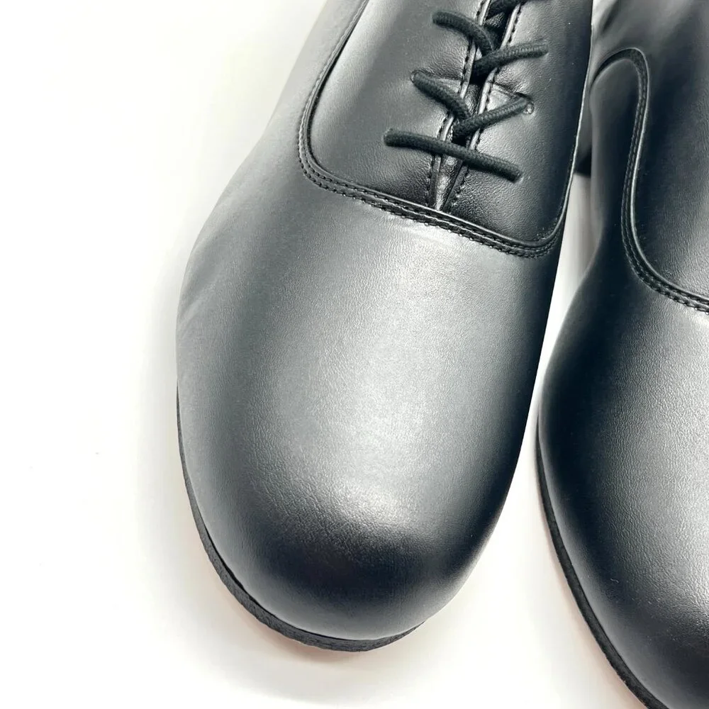 Capezio Mens Size 11 446 Black‎ Overture Oxford Character Dance Shoes